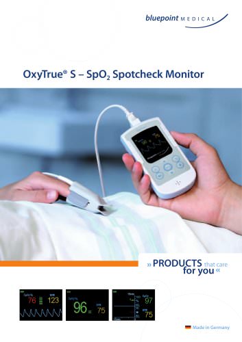 Pulse oximeter Oxytrue S