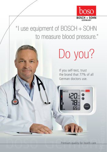Blood pressure monitors for patients - EN