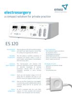 Electrosurgery  ES 120 SDS