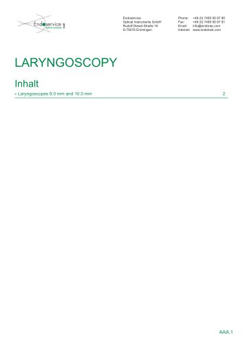 Laryngoscopy