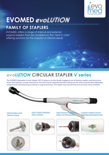 evoLUTION CIRCULAR STAPLER V series