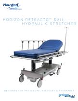 HORIZON RETRACTO™ RAIL DESIGNED FOR PROCEDURE, RECOVERY & TRANSPORT HYDRAULIC STRETCHER