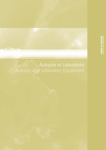 Autopsy and Laboratory Equipment