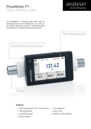 FlowMeter F1