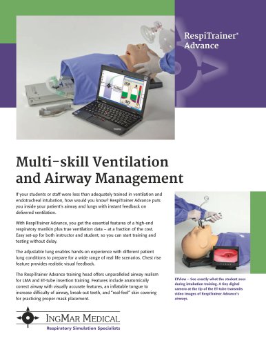 RespiTrainer Advance Airway Management Trainer