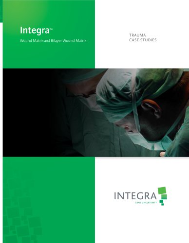 Integra ™ Wound Matrix and Bilayer Wound Matrix