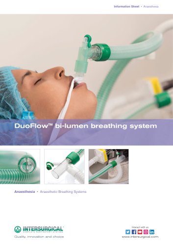 DuoFlow™ bi-lumen breathing system