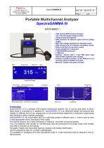 SpectraGAMMA III