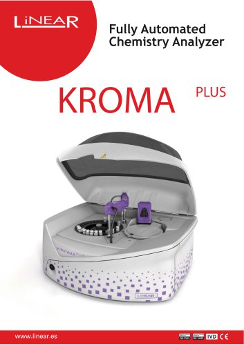 KROMA PLUS Automatic Clinical Chemistry Analyzer 240 t/h