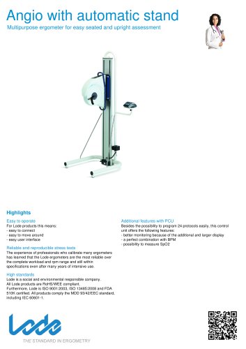 Angio with automatic stand