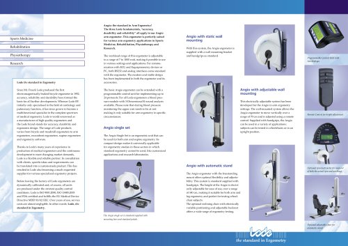 Arm ergometry