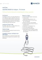 easyTymp Pro Handheld Middle Ear Analyzer