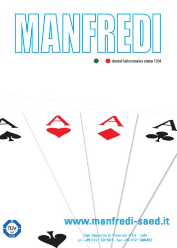 MANFREDI CATALOGUE