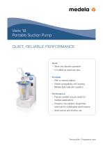 Brochure Medela Vario 18 Mobile Suction Pump for airways and minor surgery