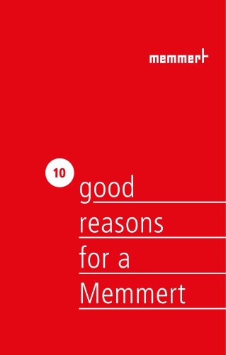 10 good reasons for a Memmert