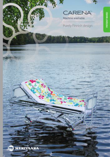 Brochure in English - Machine washable hospital bed Carena