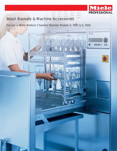 Wash Baskets Machine Accessories G 7825, G 7826