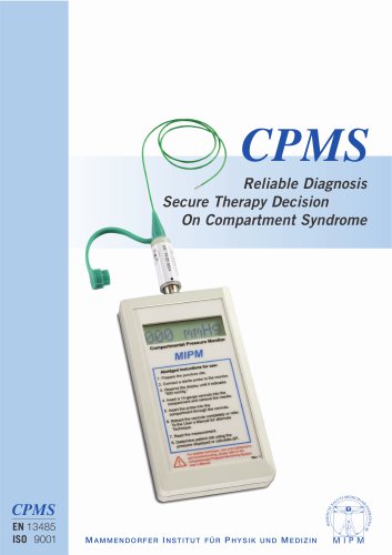 Compartment Syndrome Measuring System