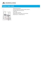 Pediatric baby cradle M034-CO