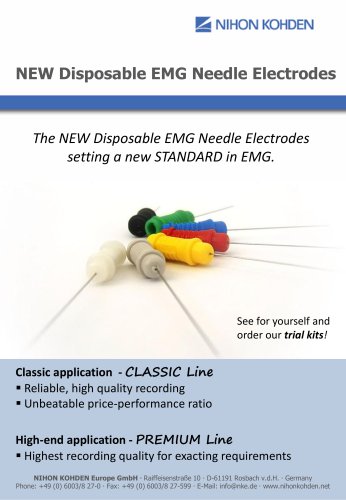 Disposble EMG Needle Electrodes