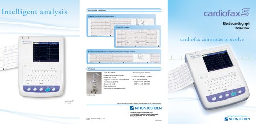 ECG-1250K cardiofax S Electrocardiograph