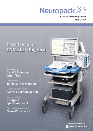 MEB-2300 Neuropack X1 EP/EMG Measuring System