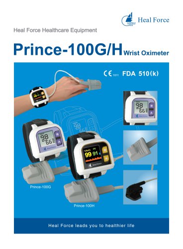 Heal Force Wrist Pulse Oxi Meter Fingertip Prince 100G/H