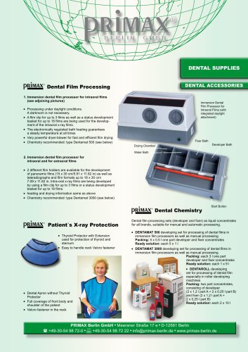 DENTAL SUPPLIES DENTAL ACCESSORIES