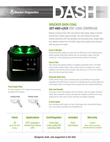 DASH Coag Datasheet