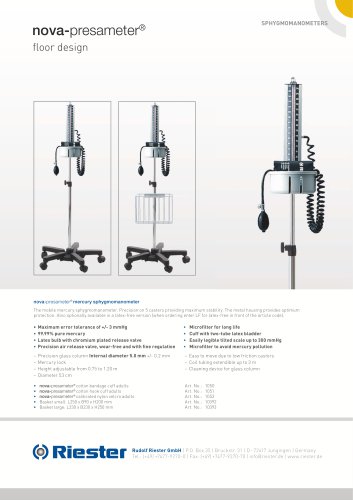 nova-presameter®- desk design