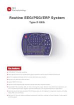 Routine EEG/PSG/ERP System Type D EEG