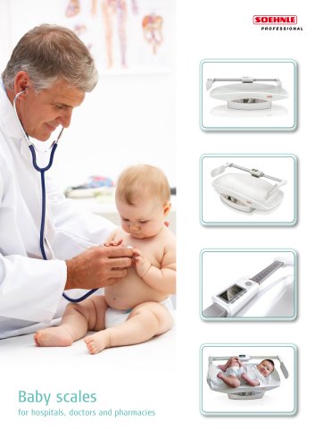 Baby scales for hospitals, doctors and pharmacies