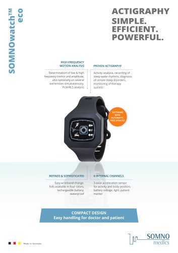 SOMNOwatch&trade; eco