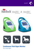 vet25e vet30e Continuous Vital Signs Monitor for Animals