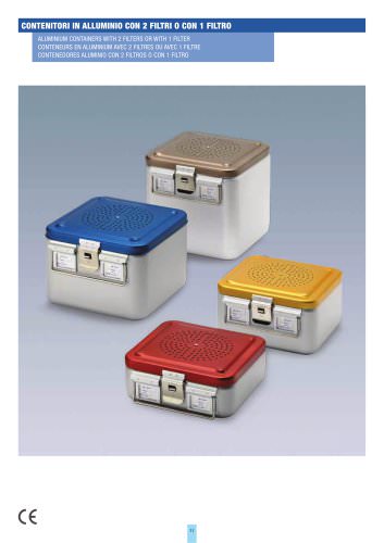 Aluminium Containers 1 or 2 filters