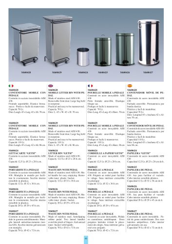 LITTER BIN WITH PEDAL
