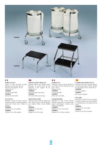 SOILED LINEN TROLLEY MOUNTING STEP
