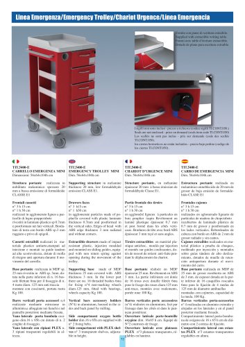 TIT.5400-E Emergency trolley mini 