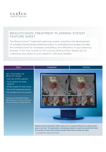 BrachyVision? Treatment Planning System