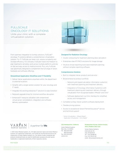 FullScale oncology IT SoluTIonS