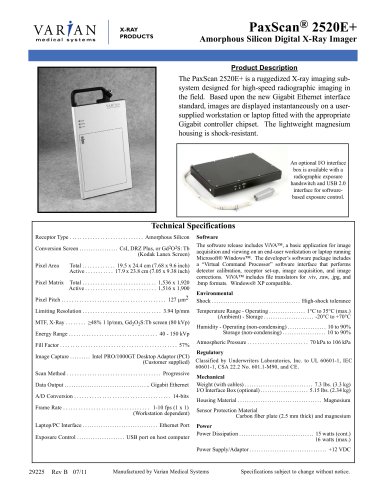 PaxScan 2520E+