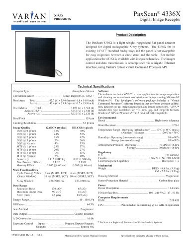 PaxScan ®  4336X