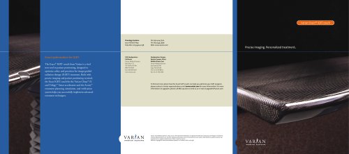 Varian Exact© IGRT couch