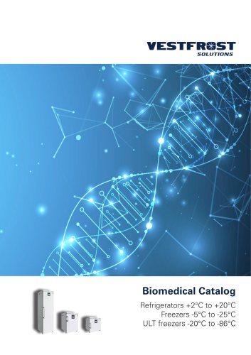 Vestfrost Biomedical catalogue