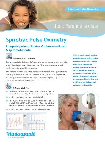 Spirotrac Pulse Oximetry Module