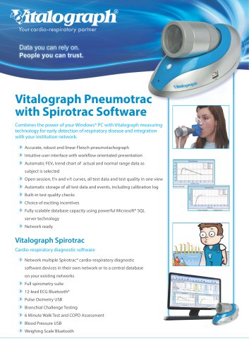 Vitalograph Pneumotrac - Brochure