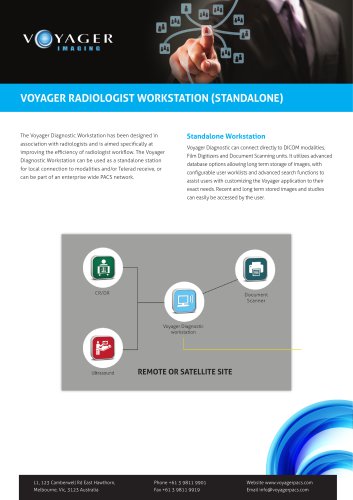 Voyager Radiologist Workstation (Standalone)