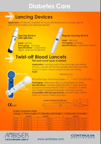 Diabetic Disposable Portfolio