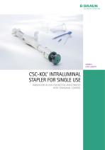 Csc -kol ® Intraluminal stapler for single use