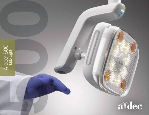 A-dec 500 LED dental light